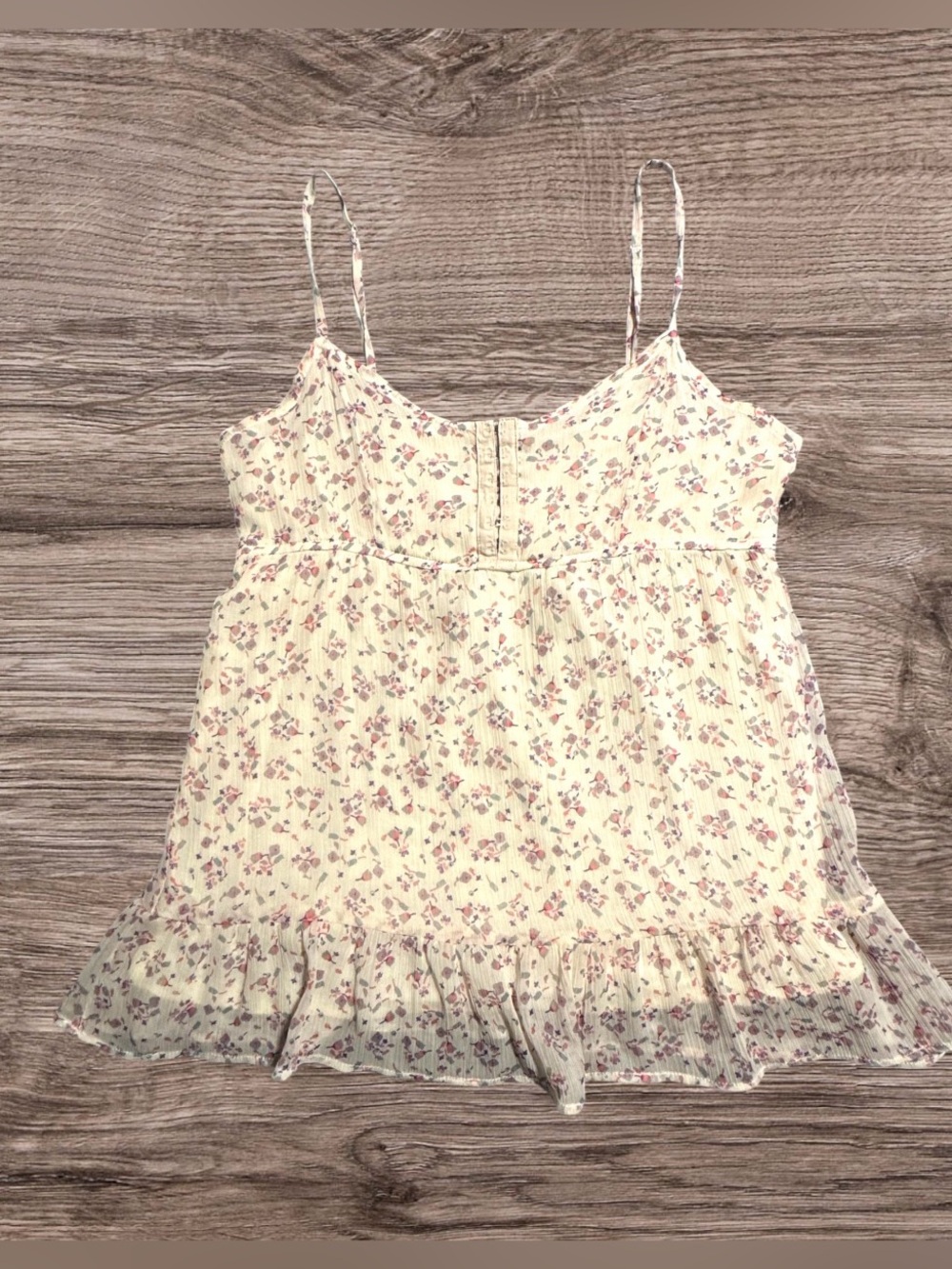 Vintage American Eagle Floral Babydoll
Camisole Top
